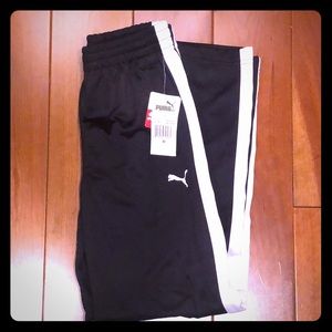 Boys Puma Track Pants - Size Medium